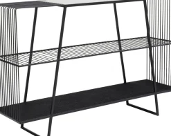 Hylla Mesh - Konsolbord i Svart Stål, 78x120cm - KARE Design