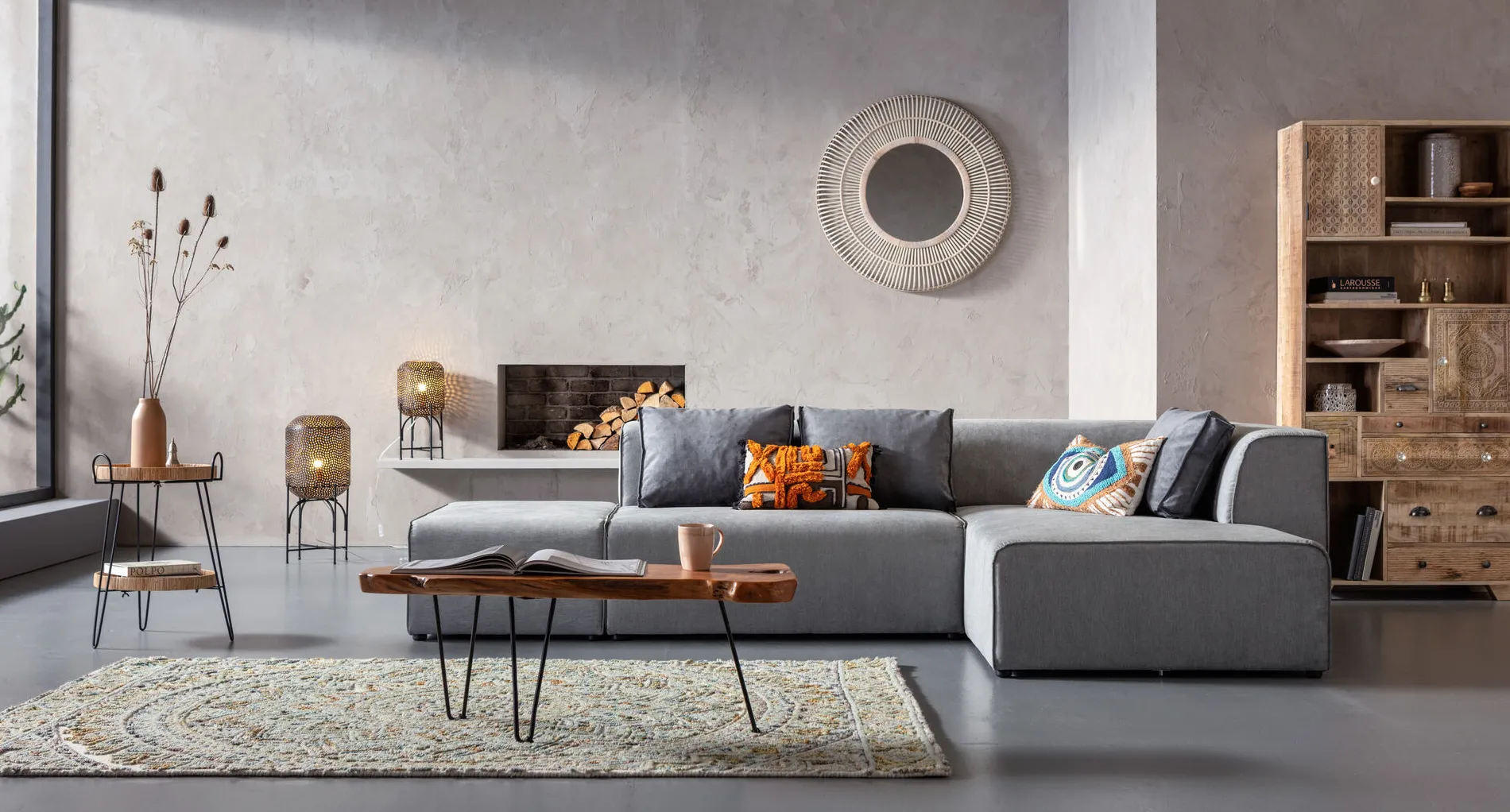 Hylla Puro - Skåp med Lådor, 193x90cm - KARE Design