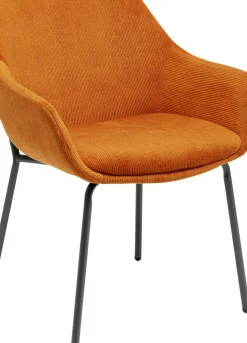 Karmstol Avignon - Orange Stol med Armstöd - KARE Design