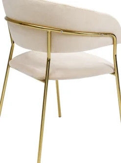 Karmstol Belle - Cremevit Stol med Armstöd, 2 Set - KARE Design