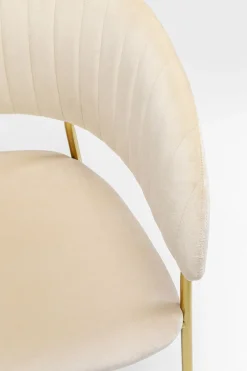 Karmstol Belle - Cremevit Stol med Armstöd, 2 Set - KARE Design