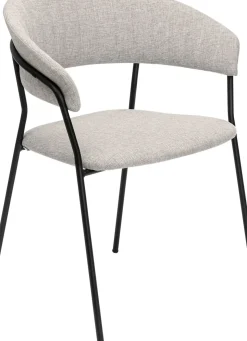 Karmstol Belle - Stol med armstöd, Beige, 2-set - KARE Design