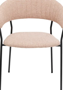 Karmstol Belle - Stol med armstöd, Puder, 2-set - KARE Design