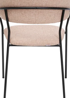 Karmstol Belle - Stol med armstöd, Puder, 2-set - KARE Design