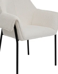 Karmstol Bess - Stol med armstöd, Off white - KARE Design