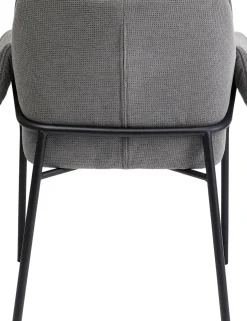 Karmstol Bess - Stol med armstöd, Grå - KARE Design