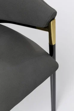 Karmstol Boulevard - Mörkgrå Stol med Armstöd - KARE Design
