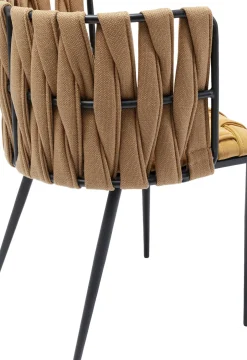 Karmstol Cheerio - Stol i Ljus Brun/Havregul med Armstöd - KARE Design