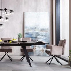 Karmstol Chelsea - Grå Stol med Armstöd - KARE Design