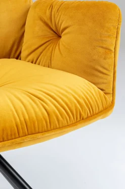 Karmstol Mila - Gul Stol med Armstöd - KARE Design