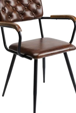 Karmstol Salsa - Brunt Läder - KARE Design