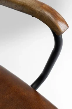 Karmstol Salsa - Brunt Läder - KARE Design