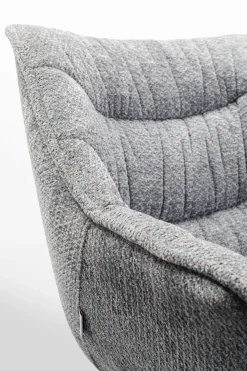 Karmstol Thelma - Stol med armstöd, Melange Grå - KARE Design