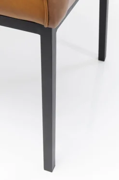 Karmstol Thinktank - Stol med Armstöd - Konjaksärgad/Svart - KARE Design