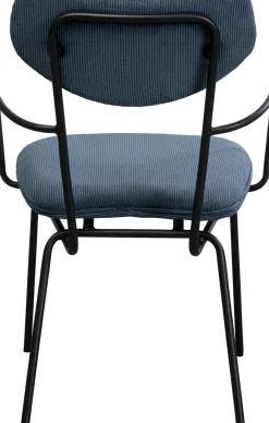 Karmstol Viola - Blå Stol med Armstöd - KARE Design