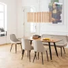 Kökssoffa East Side - Champagnefärgad Sammet, 154cm - KARE Design