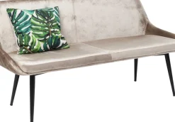 Kökssoffa East Side - Champagnefärgad Sammet, 154cm - KARE Design