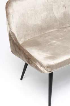 Kökssoffa East Side - Champagnefärgad Sammet, 154cm - KARE Design