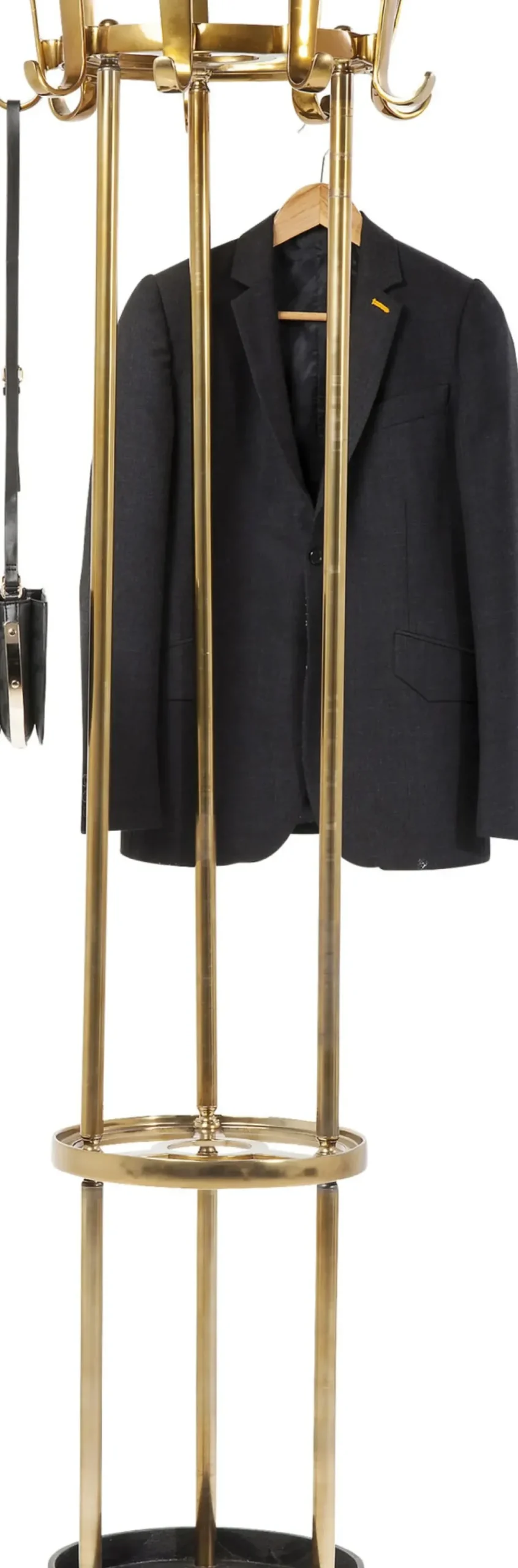 Klädmajor Gala - Klädhängare i Mässing med Paraplyställ, 187x50cm - KARE Design