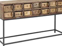 Konsolbord Bastidon - Återvunnet Trä/Svart, 75x125cm - KARE Design