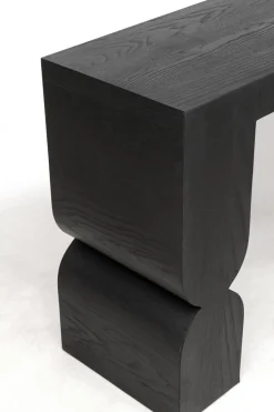 Konsolbord Curve - Svart, 120x76cm - KARE Design