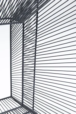 Konsolbord Dimension - Svart/Glas, 80,5x80,5cm - KARE Design