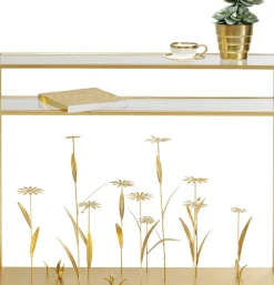 Konsolbord Flower Meadow Guld 100cm - KARE Design