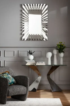 Konsolbord Gloria - Krom/Glas, 82x140cm - KARE Design