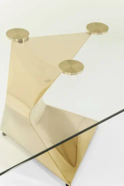 Konsolbord Gloria - Mässing/Glas, 82x140cm - KARE Design