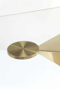 Konsolbord Gloria - Mässing/Glas, 82x140cm - KARE Design