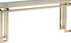 Konsolbord Gold Rush - Guld/Glas, 76x160cm - KARE Design