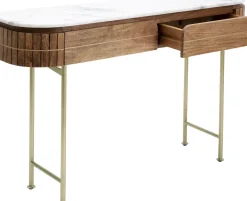 Konsolbord Grace - Trä/Marmor/Guld - KARE Design