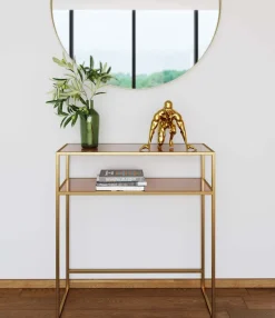 Konsolbord Loft - Guld, 85x30cm - KARE Design