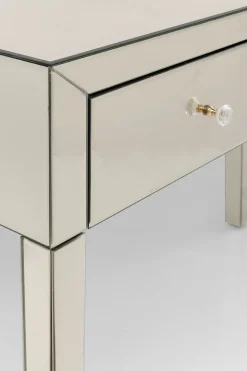 Konsolbord Luxury - Champangefärgat Spegelglas, 78,5x100cm - KARE Design