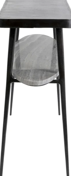 Konsolbord Montagna - Stål/Marmor, 135cm - KARE Design