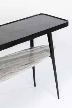 Konsolbord Montagna - Stål/Marmor, 135cm - KARE Design