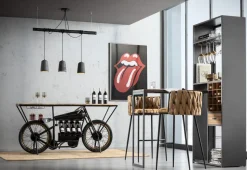 Konsolbord Motorbike - Barbord/Serveringssbord i Industristil,180 - KARE Design