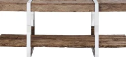 Konsolbord Rustico - Grovt Trä/Krom, 80x180cm - KARE Design