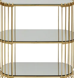Konsolbord Wire - Mässing, 81x78cm - KARE Design