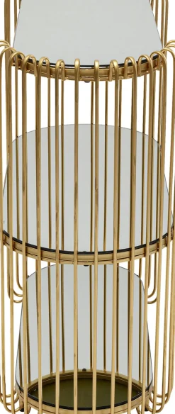 Konsolbord Wire - Mässing, 81x78cm - KARE Design
