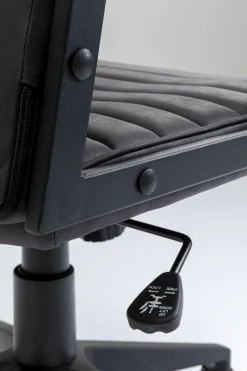 Kontorsstol Labora - Snurrstol på Hjul, Svart Konstläder - KARE Design