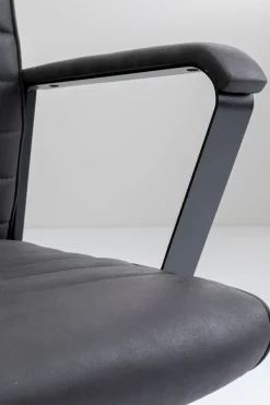 Kontorsstol Labora - Snurrstol på Hjul, Svart Konstläder - KARE Design