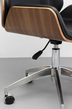 Kontorsstol Rouven Valnöt - Snurrstol på Hjul - KARE Design