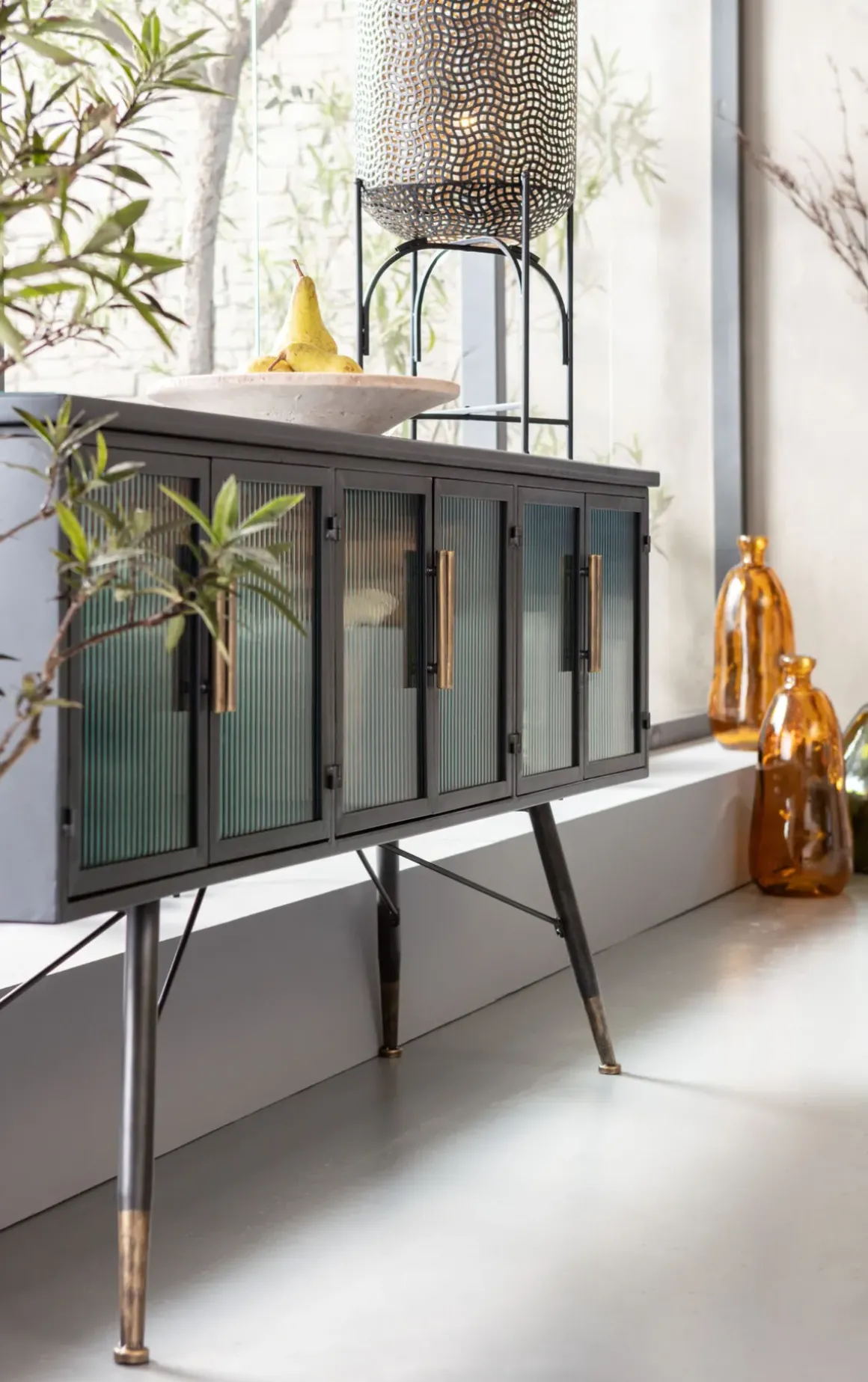 La Gomera - Sideboard med 6 dörrar, 85x180cm - KARE Design