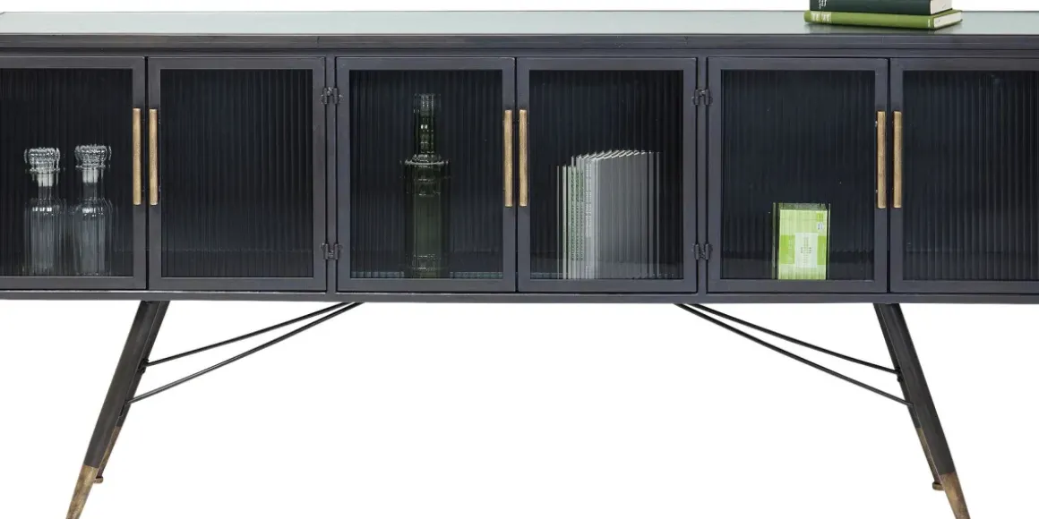La Gomera - Sideboard med 6 dörrar, 85x180cm - KARE Design