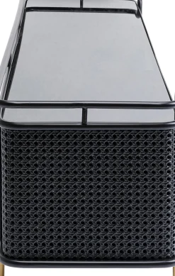 Lågskåp - Tv-bänk Fence - Svart, 160x48cm - KARE Design