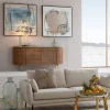 Lågskåp - Tv-bänk Grace - Trä/Marmor/Guld - KARE Design