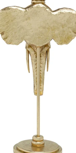 Ljusstake Elephant Head - Guld Elefant, 49cm - KARE Design