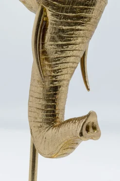 Ljusstake Elephant Head - Guld Elefant, 49cm - KARE Design