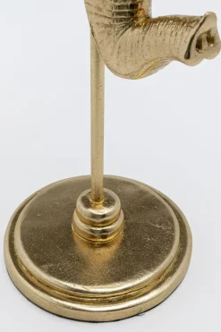 Ljusstake Elephant Head - Guld Elefant, 49cm - KARE Design